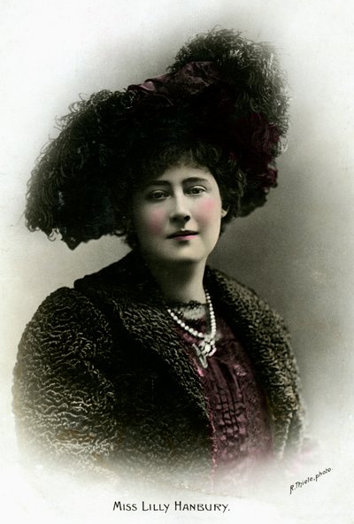Lily Hanbury 1874-1908, englantilainen näyttelijä, 1900-luvun alku. tekijältä Reinhold Thiele