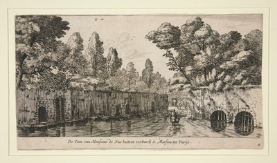 Monsieur de Nuen puutarha S. Marsioussa, Pariisin esikaupunkialueella tekijältä Reinier Nooms
