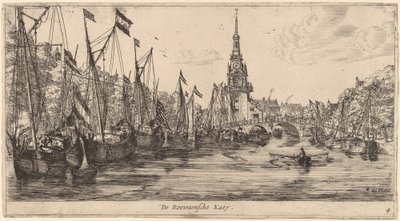 Roowaensche Quay (De Roowaensche Kaey) tekijältä Reinier Nooms, called Zeeman