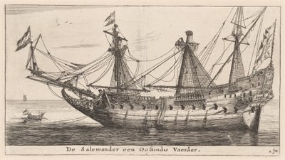 "Salamander", itä-intialainen kauppias tekijältä Reinier Nooms, called Zeeman