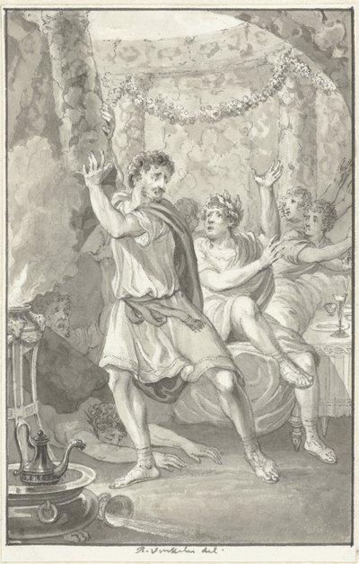 Lucius Aemilius Sejanus on kirjoittanut Tiberiuksen tekijältä Reinier Vinkeles (I)