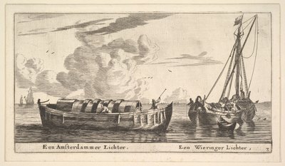Amsterdamin sytytin ja Wieringer, 1600-luku. tekijältä Reinier Zeeman