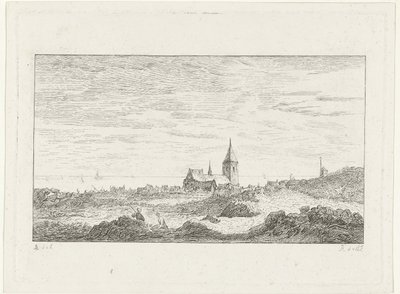 Kylä meren rannalla tekijältä Reinierus Albertus Ludovicus baron van Isendoorn à Blois