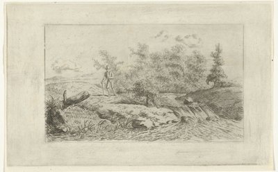 Mies vesiputouksella tekijältä Reinierus Albertus Ludovicus baron van Isendoorn à Blois