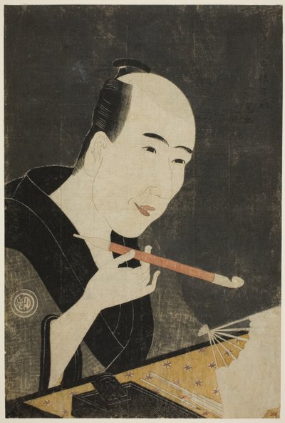 Santo Kyodenin, Kyobashin mestarin muotokuva (Edo hana Kyobashi natori) tekijältä Chōkyōsai Eiri