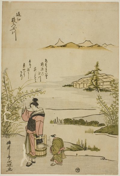 The Jewel River of Bush Clovers Omin maakunnassa (Omi Hagi no Tamagawa), nimettömästä Six Jewel Riversin sarjasta tekijältä Chōkyōsai Eiri