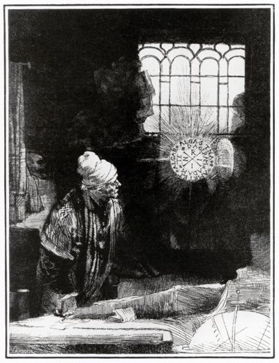 Goethen Faust - tekijältä Rembrandt Harmensz. van Rijn (after)