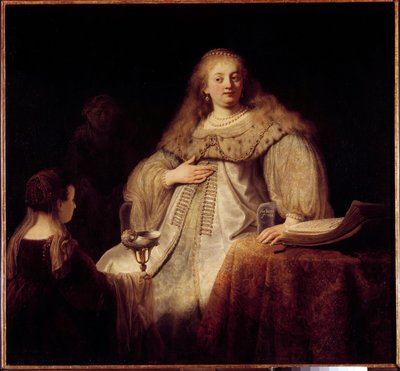 Artemis. Artemis I, Halikarnassoksen kaupungin kuningatar 4. vuosisadalla eKr. (Roughenidien valtakunta). Rembrandtin maalaus (1606-1669) tekijältä Rembrandt van Rijn