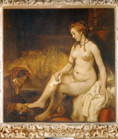 Bathsheba kylvyssä ... tekijältä Rembrandt Harmensz. van Rijn