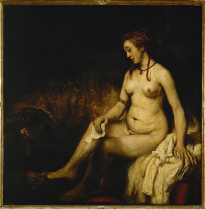 Bathsheba kylvyssä ... tekijältä Rembrandt Harmensz. van Rijn