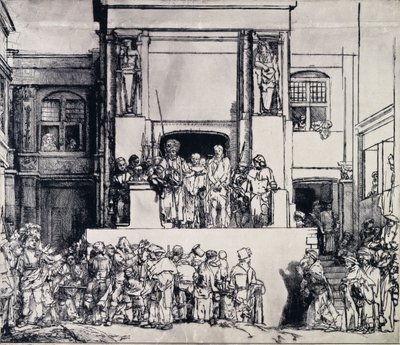 Kristus esitettiin kansalle, 1655 tekijältä Rembrandt van Rijn