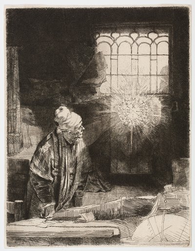 Tohtori Faustus tekijältä Rembrandt Harmensz. van Rijn