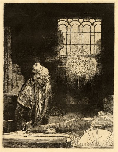 Tohtori Faustus tekijältä Rembrandt van Rijn
