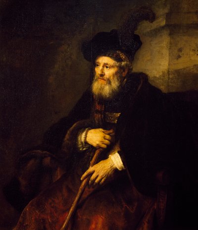 Vanhan miehen muotokuva tekijältä Rembrandt Harmensz. van Rijn