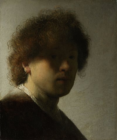Nuoren miehen omakuva, n. 1628 (öljy paneelille) tekijältä Rembrandt van Rijn