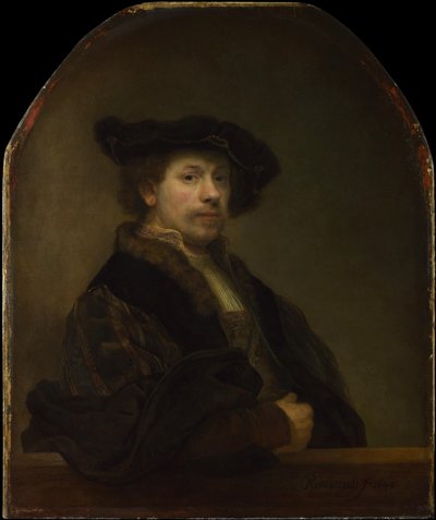 Omakuva 34-vuotiaana tekijältä Rembrandt van Rijn