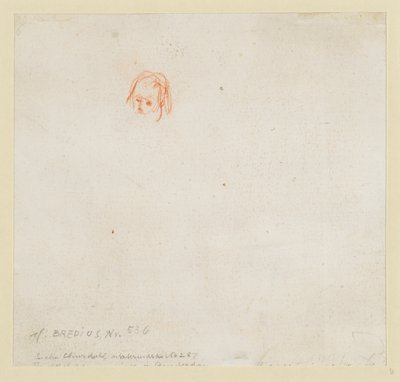 Pieni tutkimus päästä tekijältä Rembrandt van Rijn