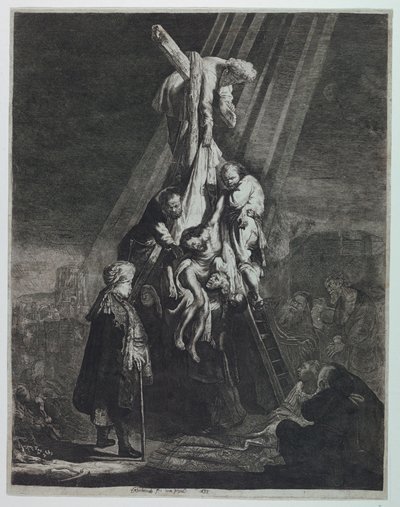 Lasku ristiltä tekijältä Rembrandt van Rijn