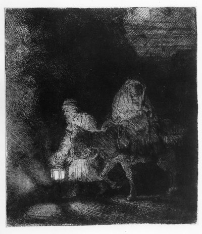 Lento Egyptiin tekijältä Rembrandt van Rijn
