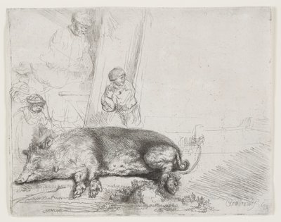 Hog tekijältä Rembrandt van Rijn