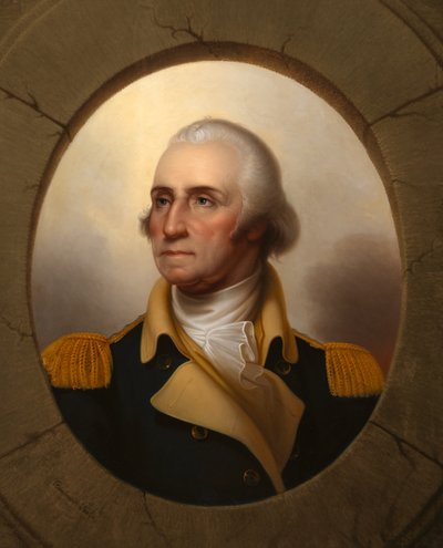 George Washington (pyöreän ikkuna-aukon tyyppi) tekijältä Rembrandt Peale