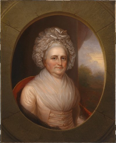Martha Washington, c. 1853. tekijältä Rembrandt Peale