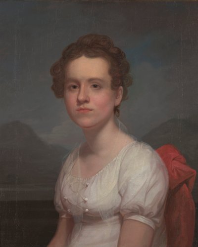 Helen Millerin muotokuva rouva Charles G. McLean, n. 1806 (öljy kankaalle) tekijältä Rembrandt Peale
