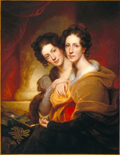 Sisaret (Eleanor ja Rosalba Peale) tekijältä Rembrandt Peale