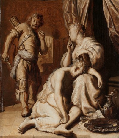 Simson ja Delila tekijältä Rembrandt van Rijn (attributed to)
