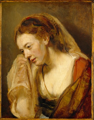 Itkevä nainen, noin 1647 tekijältä Rembrandt van Rijn