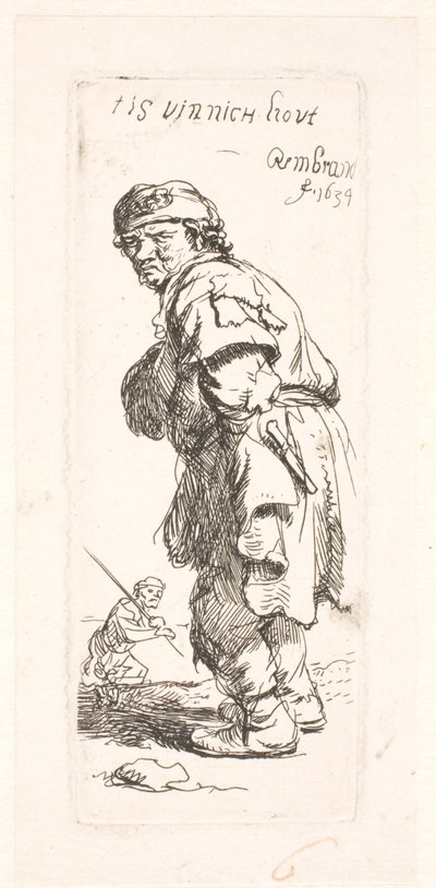Talonpoika: toinen parista, joka huutaa tekijältä Rembrandt van Rijn