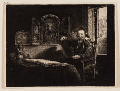 Abraham Francen, apteekki tekijältä Rembrandt van Rijn