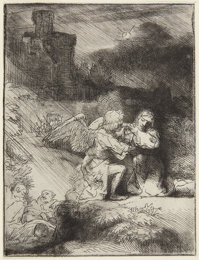 Kärsimys puutarhassa tekijältä Rembrandt van Rijn