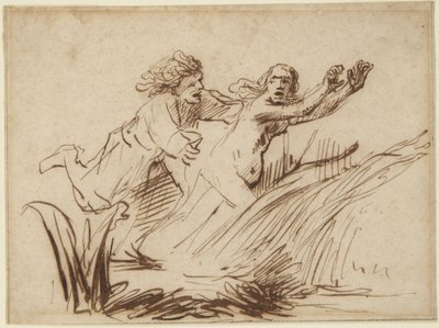 Apollo ja Daphne tekijältä Rembrandt van Rijn