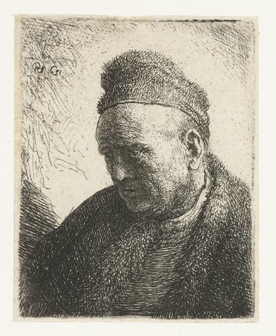 Parraton mies turkistakissa ja -lakissa: rintakuva tekijältä Rembrandt van Rijn
