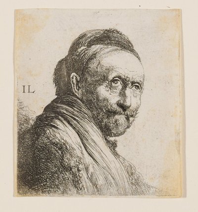 Vanhan miehen rintakuva tekijältä Rembrandt van Rijn