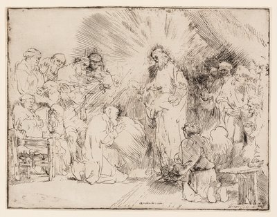 Kristus ilmestyy apostoleille tekijältä Rembrandt van Rijn