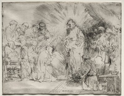 Kristus ilmestyy apostoleille tekijältä Rembrandt van Rijn