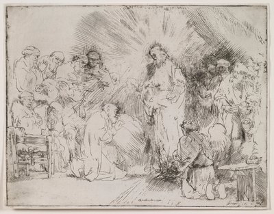 Kristus ilmestyy apostoleille tekijältä Rembrandt van Rijn