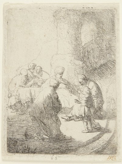 Kristus keskustelee oppineiden kanssa tekijältä Rembrandt van Rijn