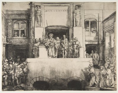Kristus esitettiin kansalle, 1655. tekijältä Rembrandt van Rijn