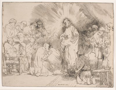 Kristus ilmestyy apostoleille tekijältä Rembrandt van Rijn