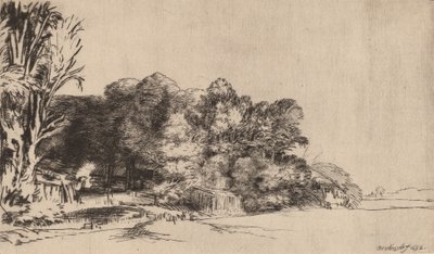 Puuryökki Vistalla, 1652. tekijältä Rembrandt van Rijn