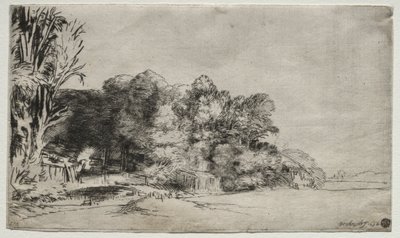Puuryökki Vistalla, 1652. tekijältä Rembrandt van Rijn