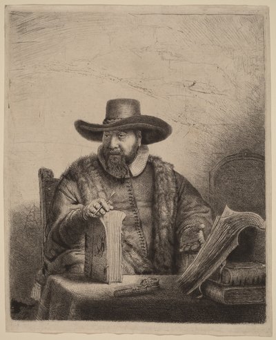 Cornelis Claesz Anslo tekijältä Rembrandt van Rijn