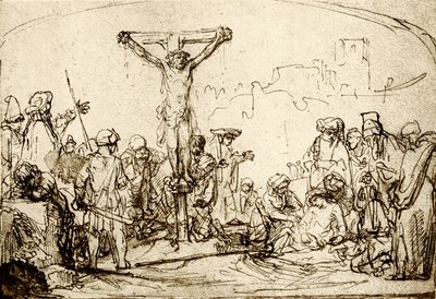 Ristiinnaulitseminen tekijältä Rembrandt van Rijn