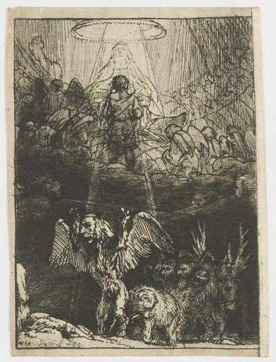 Danielin näky neljästä pedosta tekijältä Rembrandt van Rijn