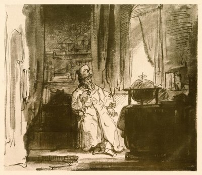 Der Philosoph tekijältä Rembrandt van Rijn