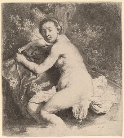 Diana kylpylässä tekijältä Rembrandt van Rijn