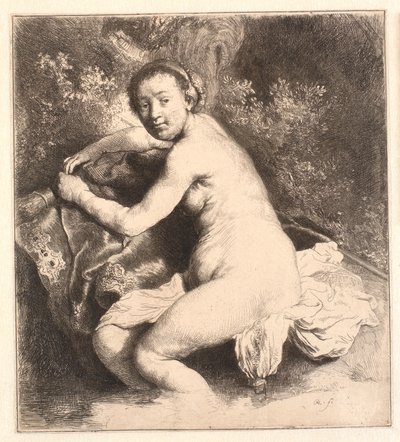 Diana kylpylässä tekijältä Rembrandt van Rijn